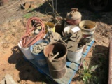 PALLET OF BOLTS AND MISC