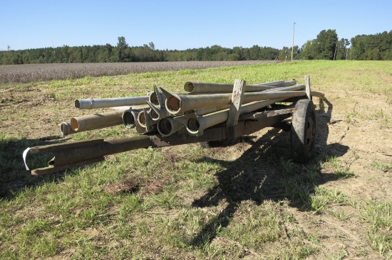 SALVAGE PIPE AND TRAILER