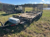 1989 HUDSON 14’ EQUIPMENT TRAILER