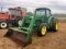 JD 6420 CAB  MFWD POWER QUAD TRANS LEFT HAND REVERSER SELLS WITH LOADER QUICK HITCH DUAL REMOTES