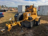 CARLTON 7500 STUMP GRINDER TURBO DSL ENGINE REMOTE CONTROL 606 HRS
