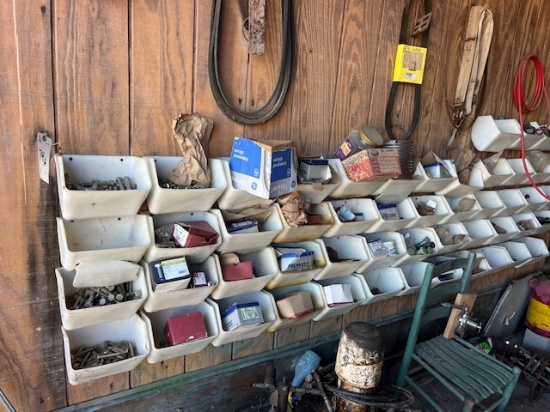 BOLTS AND CONTENTS OF WALL