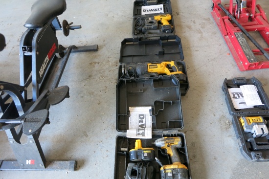 CORDLESS DEWALT TOOLS