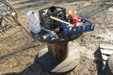 SPOOL TABLE AND CONTENTS