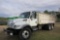 2003 IH 10-WHEELER, DSL, AIR BRAKES, AUTO TRANS, 22' TWIN CYL DUMP ROLL OVER COVER, 218,056 MILES