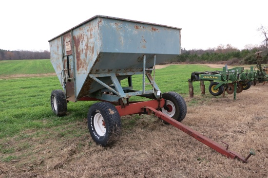 REDDICK 150 BU GRAVITY FLOW WAGON, UNFERVERTH RUNNING GEAR
