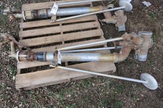 NELSON 100 IRRIGATION GUN, 4" WADE RAIN FITTING