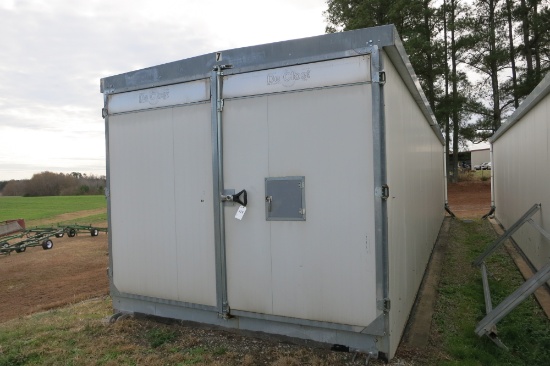 DECLOET 10 BOX BARN, POWELL BOXES, GALVANIZED FRAME, CURECO CONTROLS