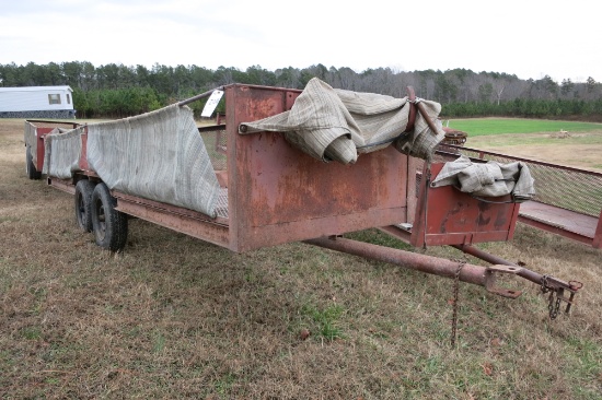18' TANDEM AXLE ALL METAL TOBACCO TRAILER