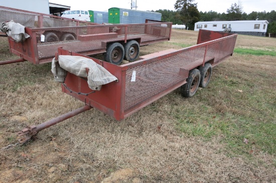 18' TANDEM AXLE ALL METAL TOBACCO TRAILER