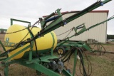 REDDICK 300 GAL SPRAYER, GROUND DRIVEN, JOHN BLUE PUMP, FOAM MARKERS, 30' BOOMS, TRAIL TYPE