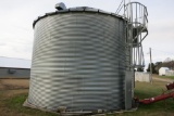 BROCK 6000 BU GRAIN BIN, SWEEP, FAN