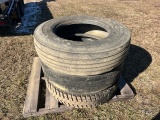 295/75R 22.5 TIRES 3 x $