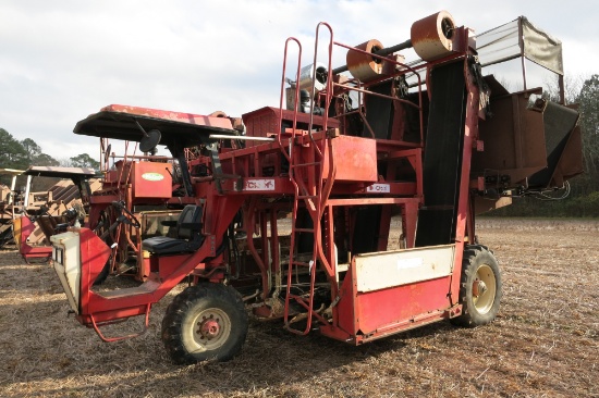 DECLOET 2-ROW TOBACCO HARVESTER, JD DSL ENGINE, GRANVILLE DUMP BOX, SN: 96260