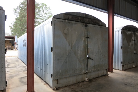 LONG 10-BOX ALL METAL BARN, SINGLE PHASE, LP GAS, CURECO CONTROLS, EVANS HEAT EXCHANGER