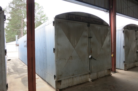 LONG 10-BOX ALL METAL BARN, SINGLE PHASE, LP GAS, CURECO CONTROLS, EVANS HEAT EXCHANGER