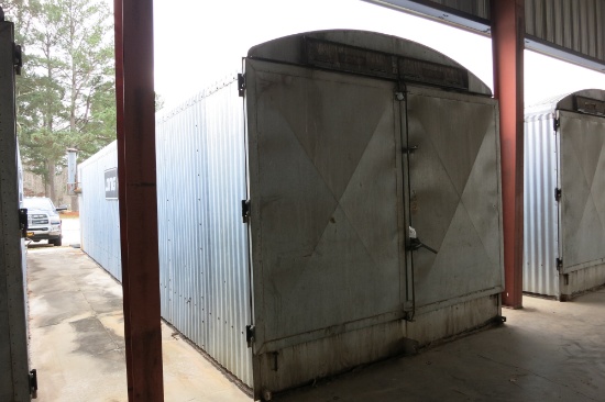 LONG 10-BOX ALL METAL BARN, SINGLE PHASE, LP GAS, CURECO CONTROLS, EVANS HEAT EXCHANGER