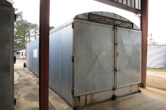 LONG 10-BOX ALL METAL BARN, SINGLE PHASE, LP GAS, CURECO CONTROLS, LONG HEAT EXCHANGER