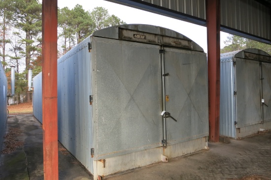 LONG 10-BOX ALL METAL BARN, SINGLE PHASE, LP GAS, CURECO CONTROLS, EVANS HEAT EXCHANGER
