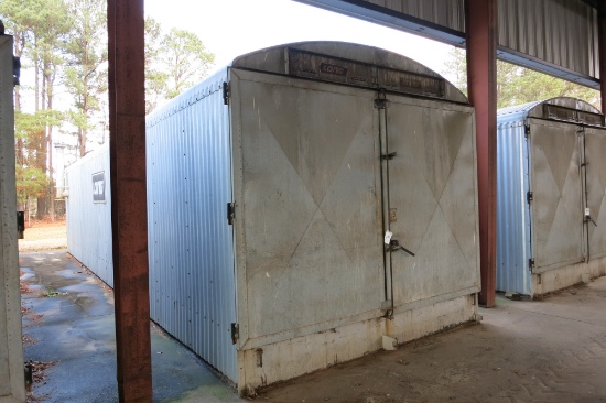 LONG 10-BOX ALL METAL BARN, SINGLE PHASE, LP GAS, CURECO CONTROLS, EVANS HEAT EXCHANGER
