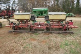 LANNON/PLANTEK 4-ROW CAROSEL TRANSPLANTER, FERTILIZER HOPPERS