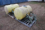 REDDICK 150 GAL SADDLE TANKS