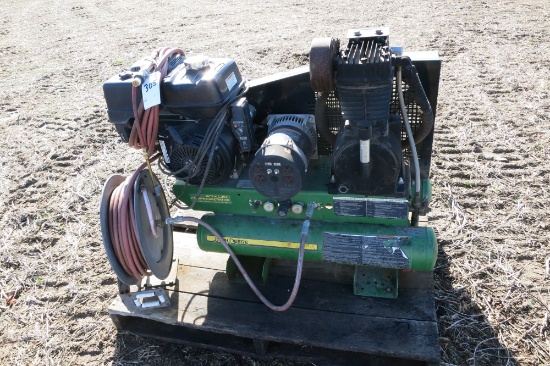 JD CG35H PORTABLE AIR COMPRESSOR GENERATOR, ELECTRIC START