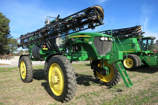 JD 4730 SPRAYER, DSL, 100' BOOMS, POLY TANK, JD 10" SCREEN, JD 3000 GLOBE, BACKUP CAMERA, SN: XPP002