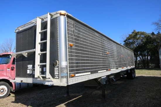 2005 TIMPTE SUPER HOPPER 42' ALUMINUM HOPPER BOTTOM, NEW ROLLOVER COVER