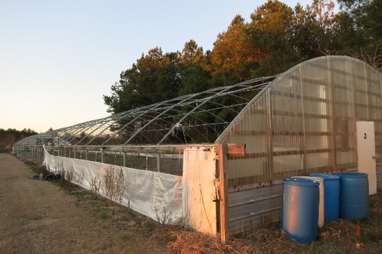 TRANSPLANT 190' X 35, GREENHOUSE, SPRAYBOOM, HEATERS, CURTAIN CONTROLS (LOCATED @ 4990 N HWY 111, SE