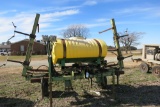 REDDICK 8-ROW NITROGEN APPLICATOR, 3PT, HYD FOLD, JOHN BLUE PUMP