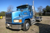 2003 MACK ROAD TRACTOR, DAY CAB, MACK DSL ENGINE, 10-SPD EATON FULLER TRANS, 604,574 MILES