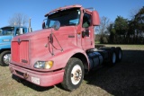 2000 IH ROAD TRACTOR, DAY CAB, CUMMINS DSL ENGINE, 10-SPD ROCKWELL TRANS, NEW TIRES, NEW 5TH WHEEL P