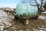 1000 GAL NURSE TANK MOUNTED ON 4 WHEEL WAGON