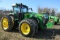 JD 8R 340. MFWD, CAB, DSL, E23 TRANS, DUALS FRONT & REAR, REAR WHEEL WEIGHTS, ILS FRONT END, SUITCAS