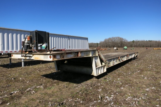 1995 TRAIL-EZE LP35T45 LANDOLL TRAILER, 46', 34' DECK, HONDA PONY ENG