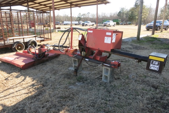 BUSHHOG SM60 SIDE CUTTER, HYD SLIDE (ARM IS BENT)