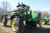 JD R4030 SPRAYER, 90' BOOMS, 800-GAL STAINLESS STEEL TANK, STAINLESS STEEL SPRAY TUBE, QUICK FILL, 4