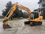HYUNDAI 110-7 EXCAVATOR, HYD THUMB, QUICK COUPLING BUCKET, 36” BUCKET, 902 HRS.  SN: N30110358