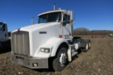 2006 KENWORTH T800, DAY CAB, CAT C13 DSL ENGINE, EATON 10-SPD TRANS, WETLINE, 252,251 MILES SHOWING