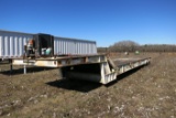 1995 TRAIL-EZE LP35T45 LANDOLL TRAILER, 46', 34' DECK, HONDA PONY ENG