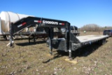 2022 GOODGUYS 34' GOOSENECK TRAILER, DUAL TANDEM, PULLOUT RAMPS