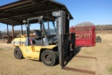 DOOSAN DAEWOO MODEL D70S FORKLIFT, DSL ENG, DUAL WHEELS, HYD SLIDE FORKS, HYD SHIFT, 14000 LBS CAPAC
