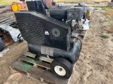 AIR COMPRESSOR  GAS ENGINE THINK NEEDS PLUG AND CARB WORK