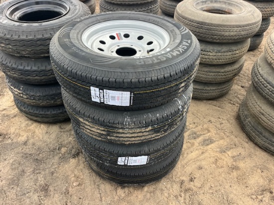 NEW 225/75R15 TIRES AND RIMS 4 x $ | Online Auctions | Proxibid