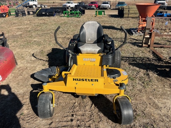 HUSTLER RAPTOR SDX 54” ZERO TURN 296 HRS