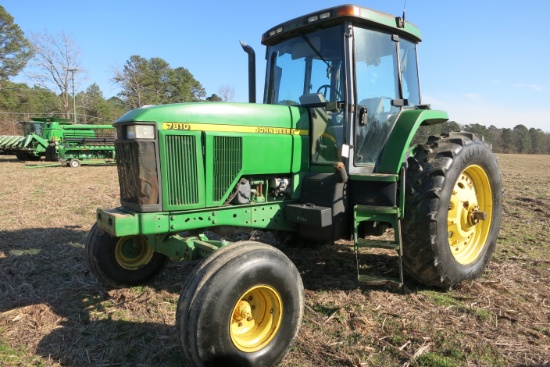 JD 7810, CAB, DSL, POWERQUAD TRANS, 3 REMOTES, 13,624 HRS