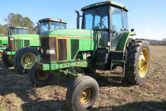 JD 7700, CAB, DSL, POWER QUAD TRANS, 3 SETS REMOTES, 13994HRS, SN:1227