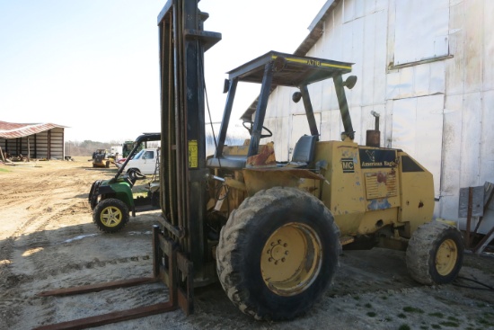 AMERICAN EAGLE A716 FORKLIFT 4X4, 6000#, DSL ENG, SN:4034A
