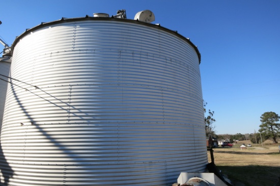 LONG 10,000 BU BIN, SWEEP, FAN, 3-PHASE